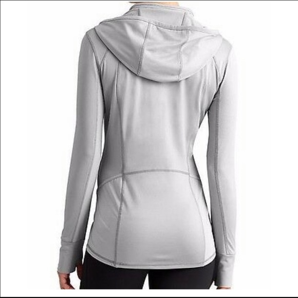 SOLD!! ATHLETA PLUSH TECH HOODIE 3.0 GREY SIZE L - Picture 2 of 8